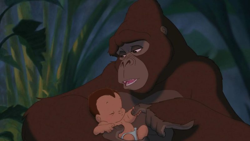 Cena da animação 'Tarzan' (1999) - Reprodução/Disney